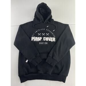 All American Roughneck Pump Cover Hoodie Black Size Medium Weights Gym Lift